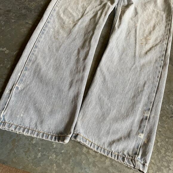 Vintage Levi's 505 Regular Fit Embroidered Denim Jeans 31x32 (31x31) Light Wash - Picture 13 of 16